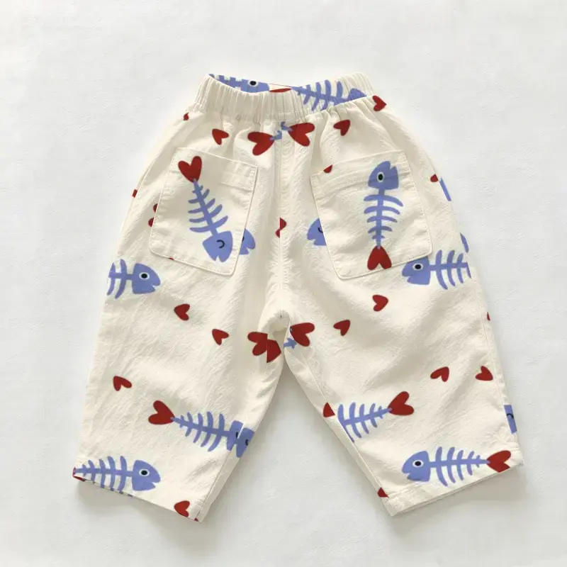 Baby & Toddler Herringbone Print Casual Pants