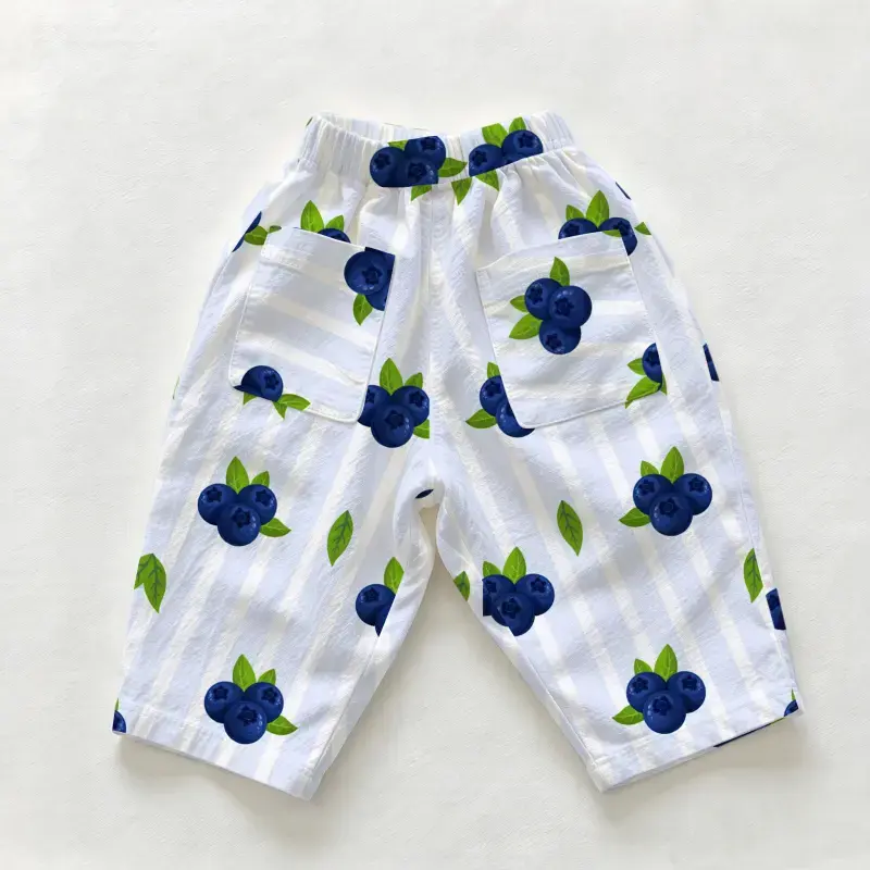 Baby & Toddler Blueberry Striped Print Casual Pants