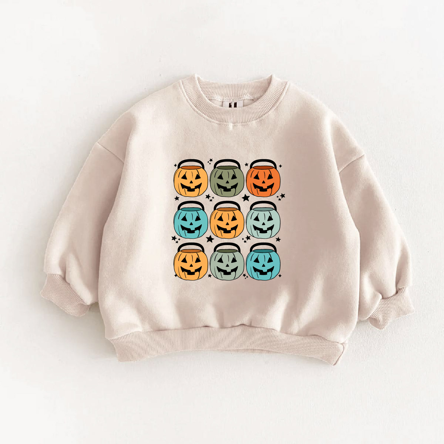 Baby & Kids Halloween Colorful Pumpkin Sweatshirt