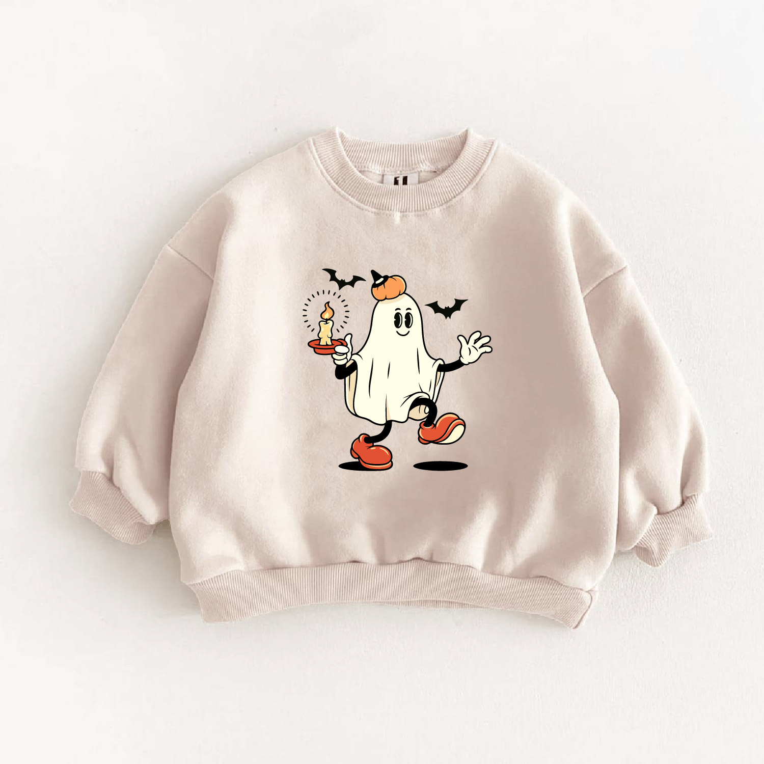 Baby & Kids Halloween Ghost Bat Sweatshirt