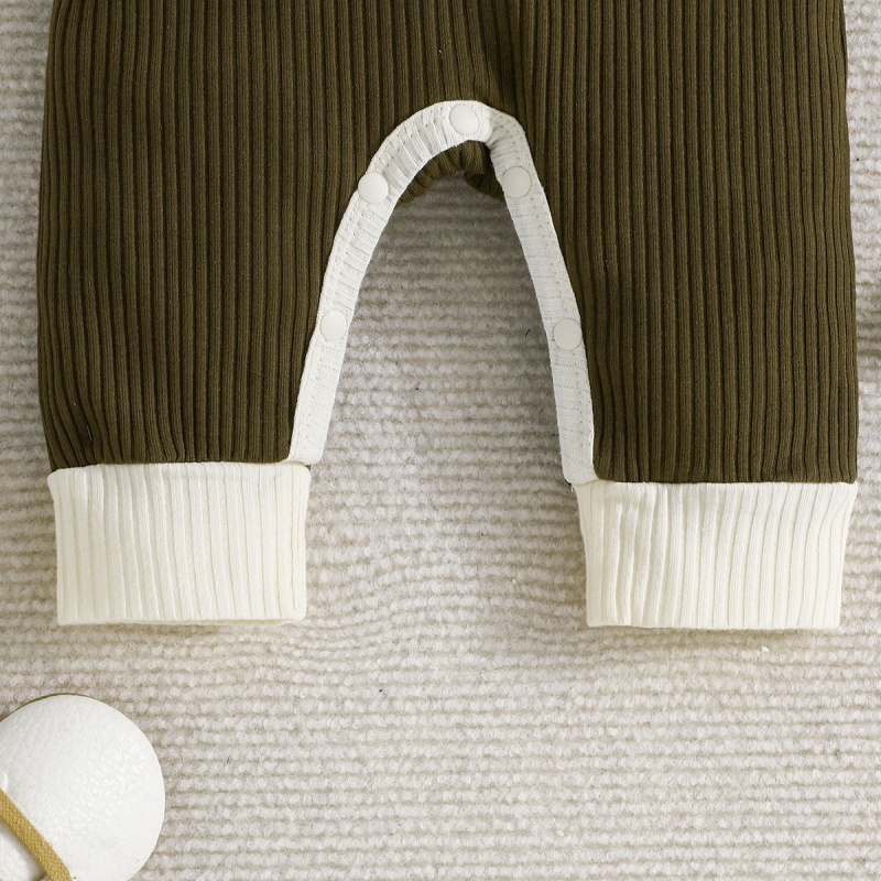 2-Piece Baby Newborn Multi-Color Romper (hat included)