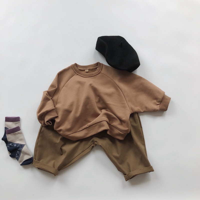 Baby Toddler Solid Color Sweatshirt