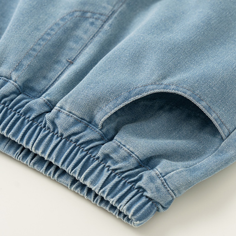 Kids Girl Knitted Vest and Jeans 2-Piece Set