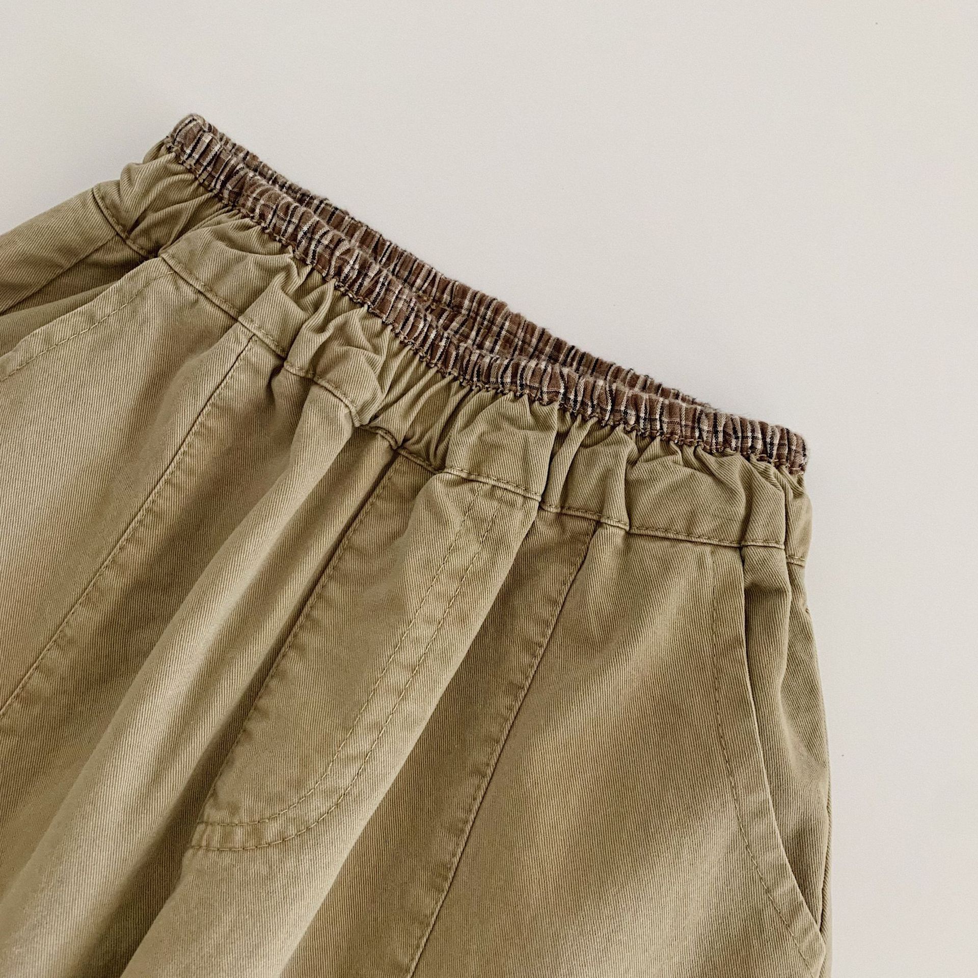Kids Checkered pocket Pants
