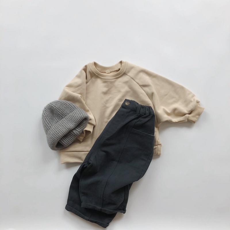 Baby Toddler Solid Color Sweatshirt