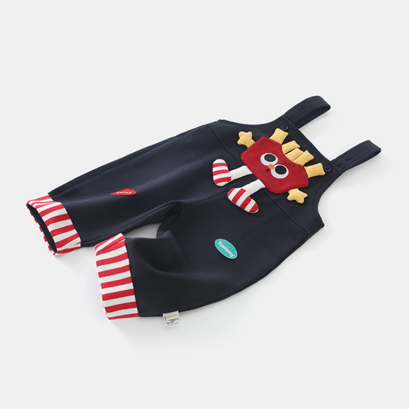 Baby French fries shirt and overalls