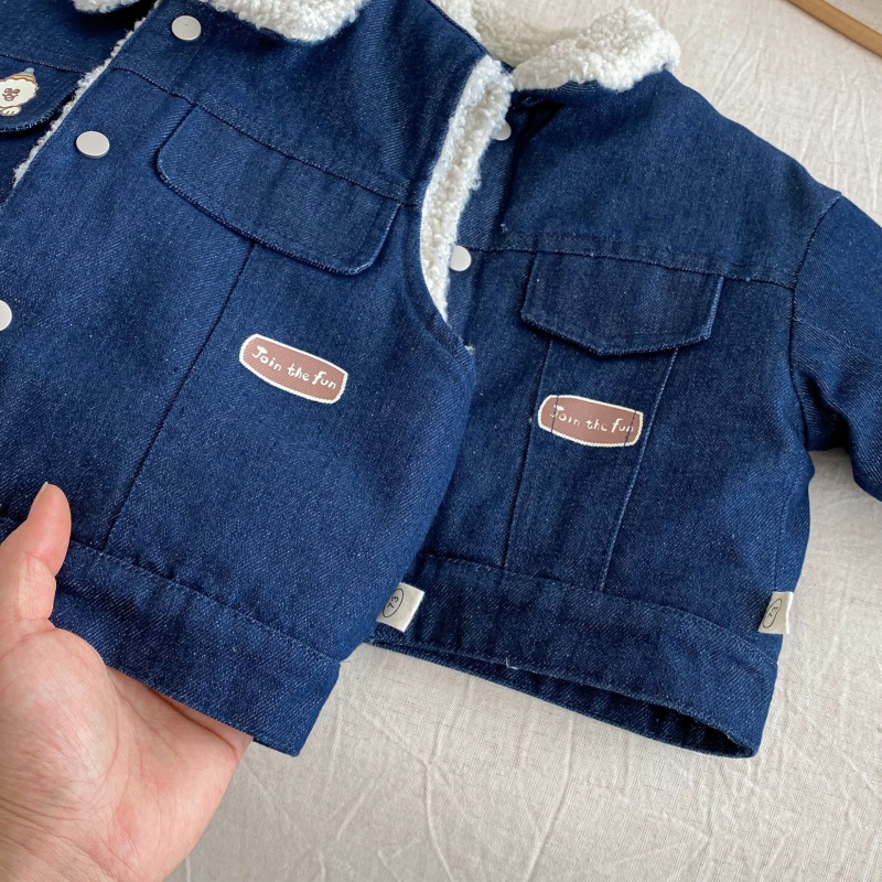 Baby Toddler Fleece Denim Outerwear