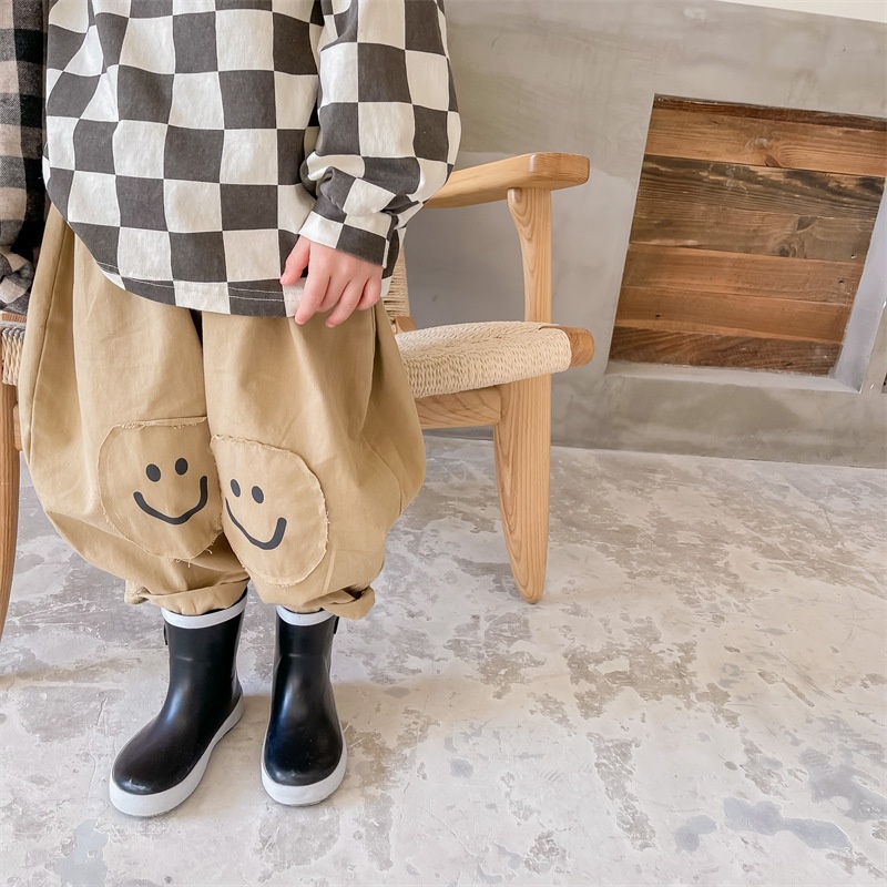 Baby Children's Smiley Face Casual Pant