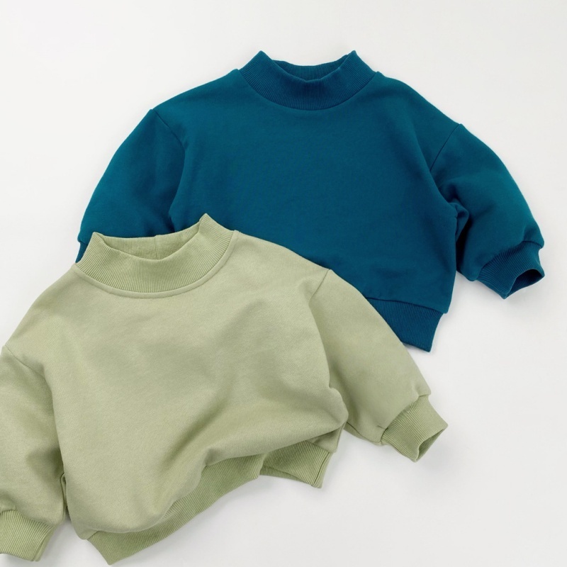 Baby Toddler Half-High Neck Sweatshirt