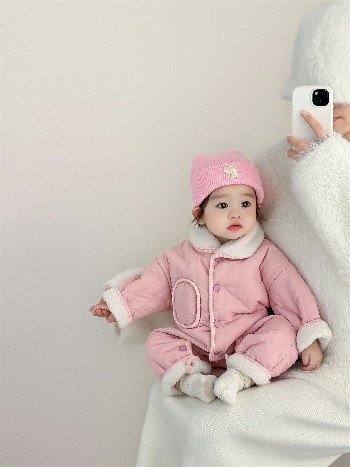 Baby Thermal Fleece-Lined Romper 