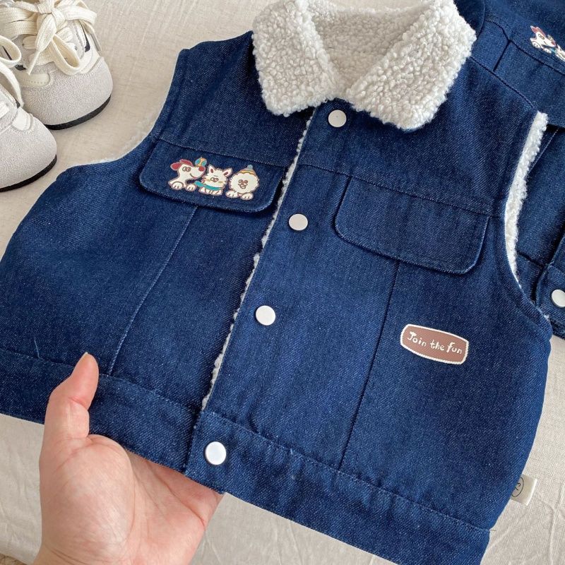 Baby Toddler Fleece Denim Outerwear