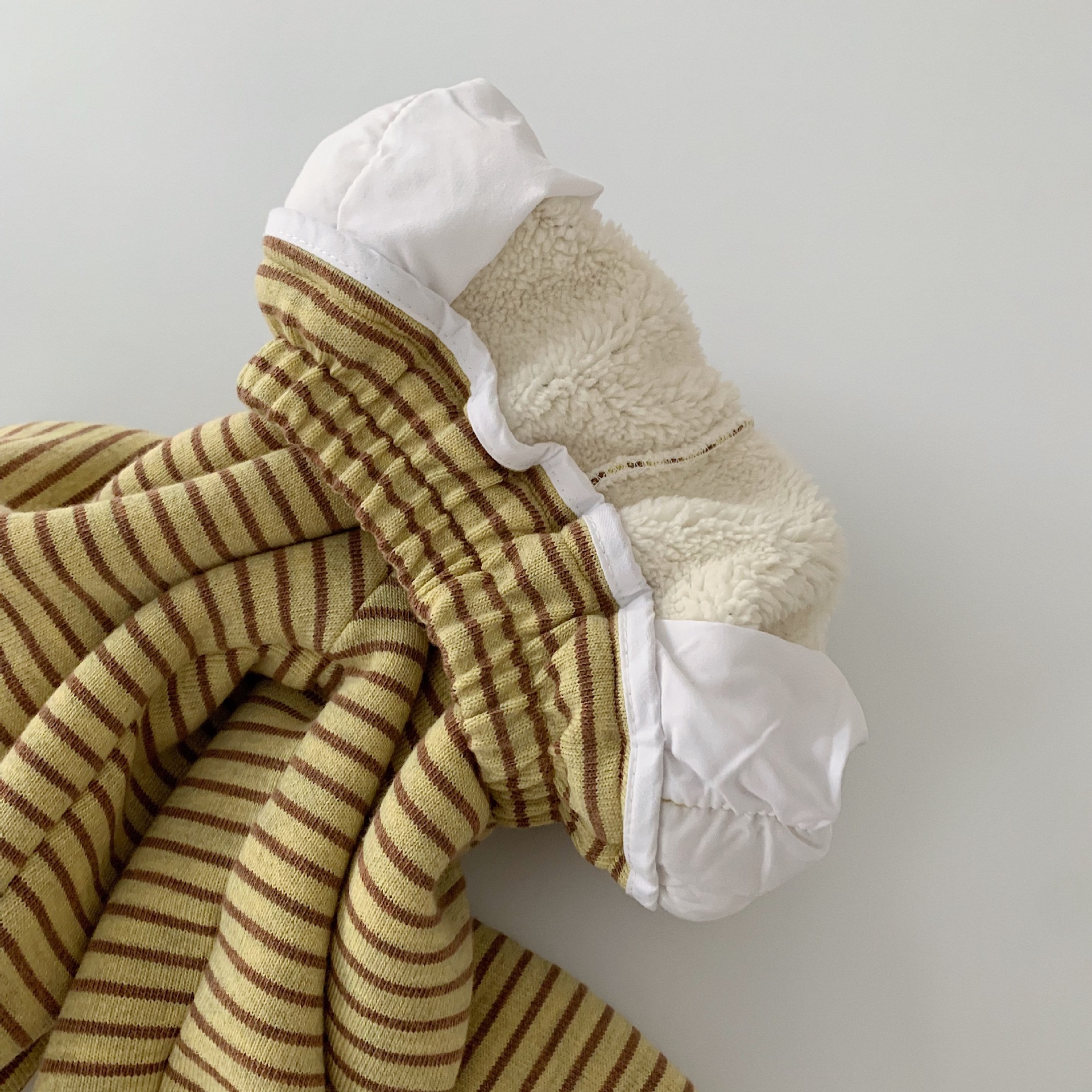 Kid Boy Bear Stripe Casual Pants