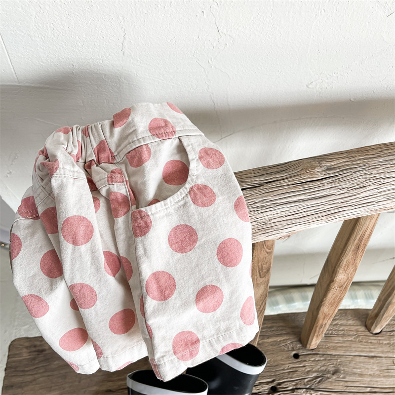 Kids Dots Shorts (12M-9Y）