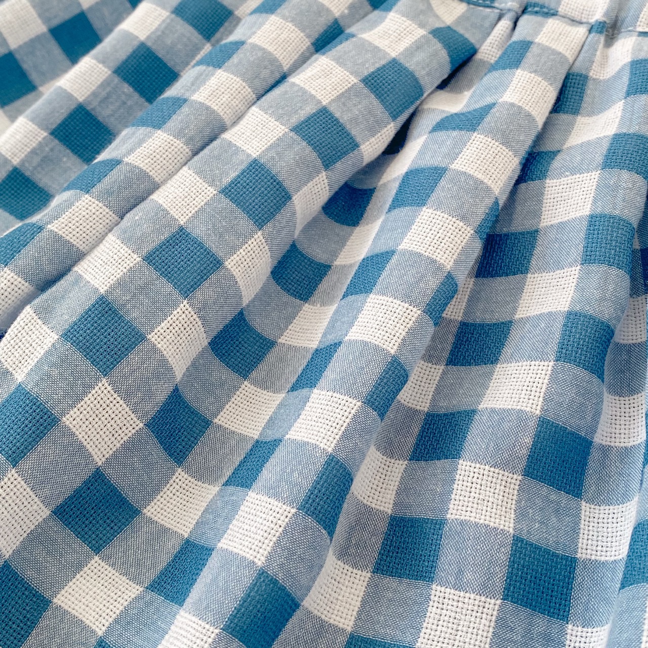 Baby& Kid Blue White Plaid Pants