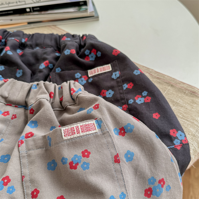 DailyBebe Kids Floral Washed Cotton Harem Pants