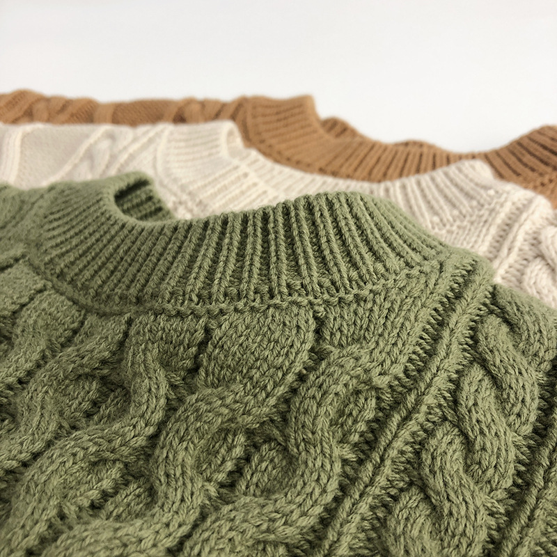 Toddler Retro Twist Pullover Sweater