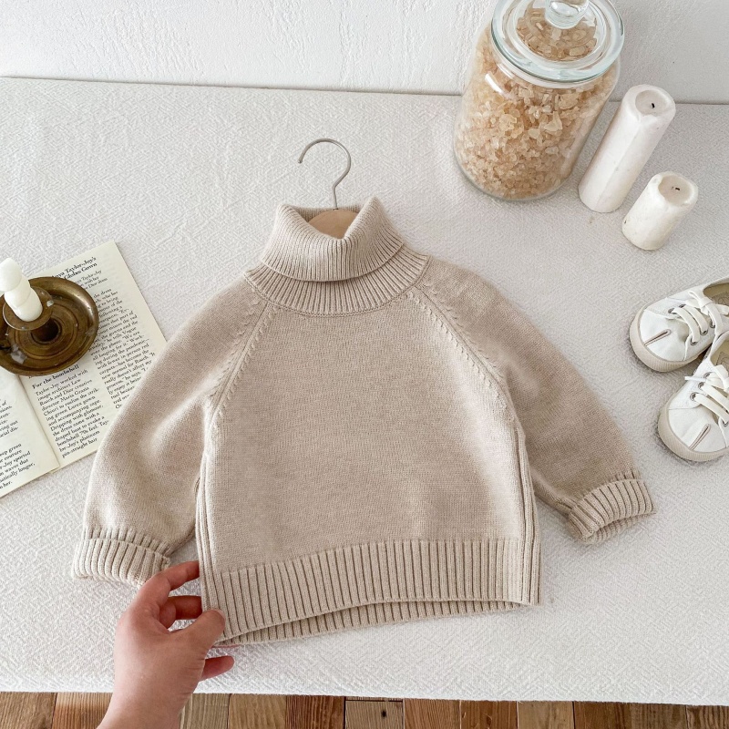 Baby Toddler Multi-Color Turtleneck Sweater