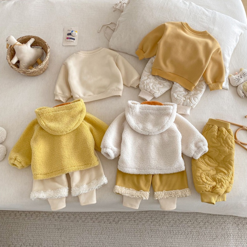 Baby Toddler Yellow Duck Coat and Pants 