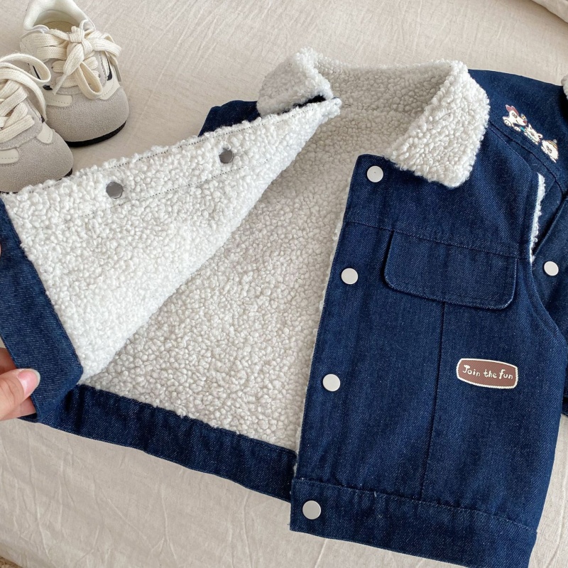 Baby Toddler Fleece Denim Outerwear