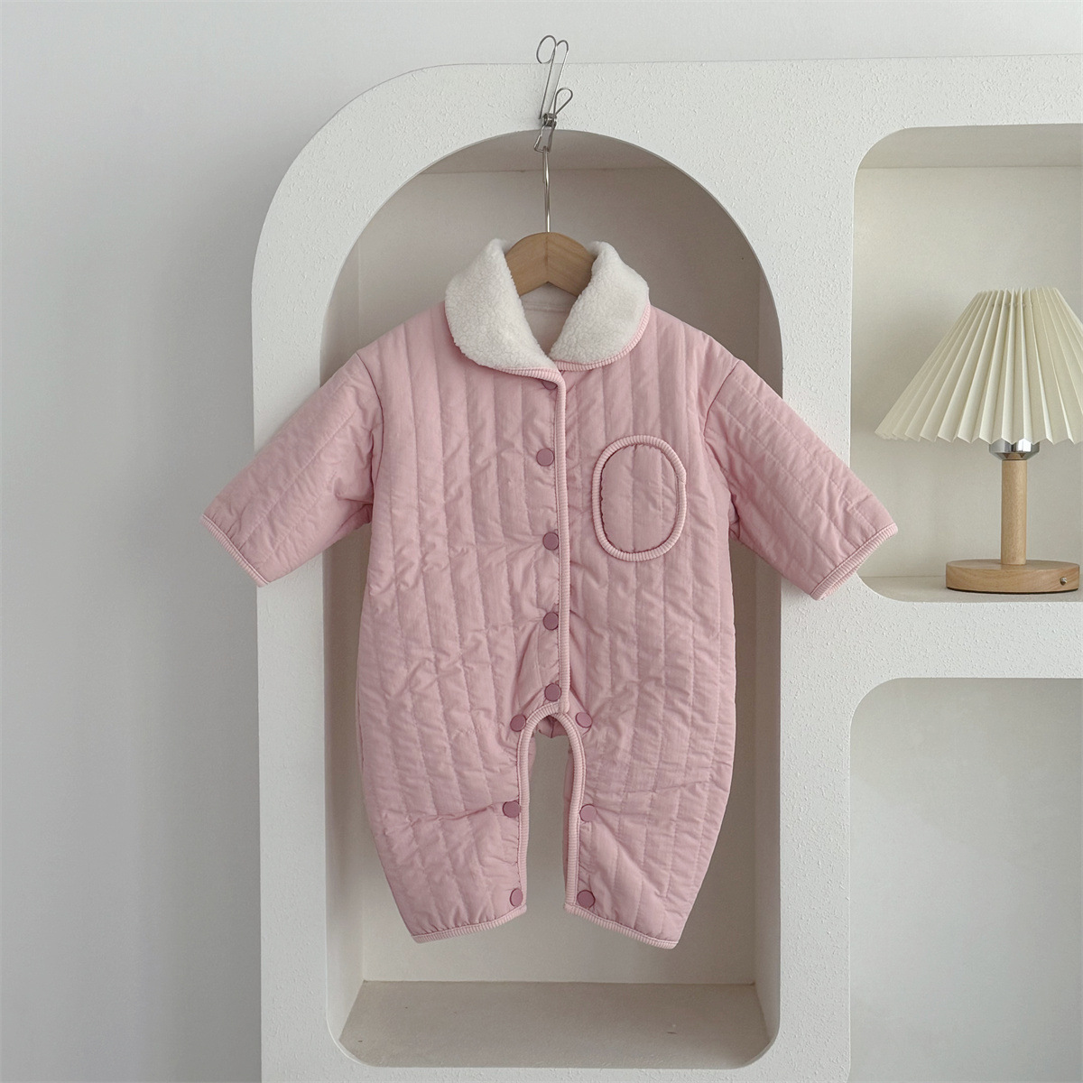 Baby Thermal Fleece-Lined Romper 