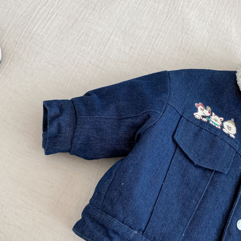 Baby Toddler Fleece Denim Outerwear