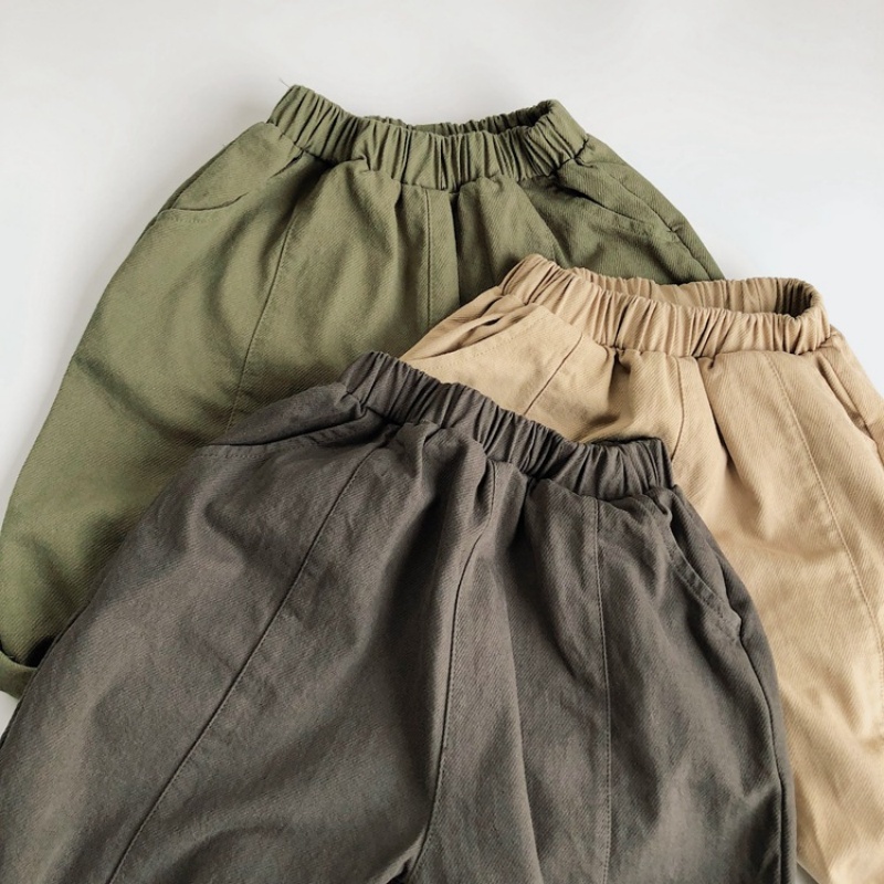 Baby Toddler Twill Casual Carrot Pants