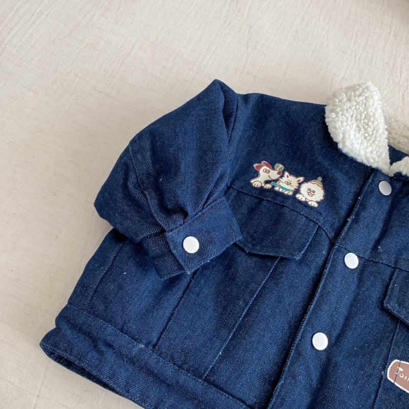 Baby Toddler Fleece Denim Outerwear