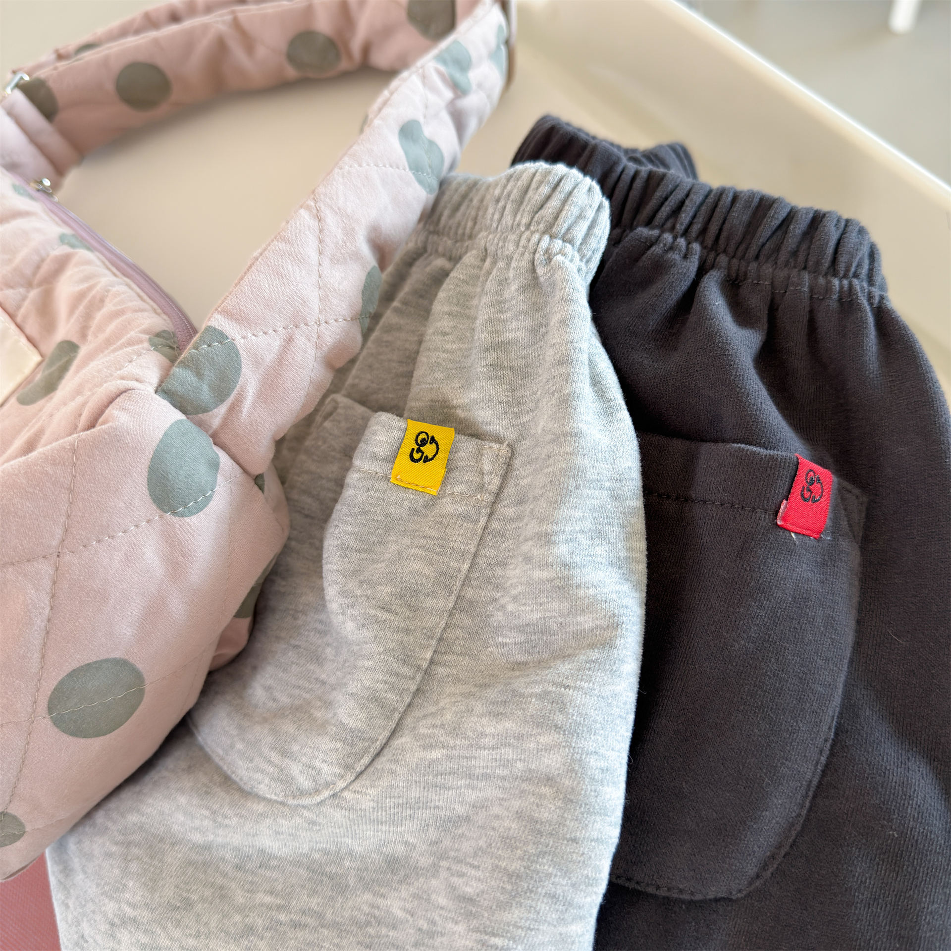 Kids Moon Plaid Casual Pants