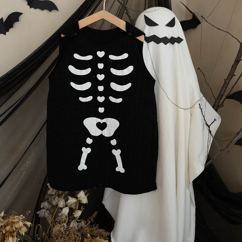 Baby Halloween Skull Romper
