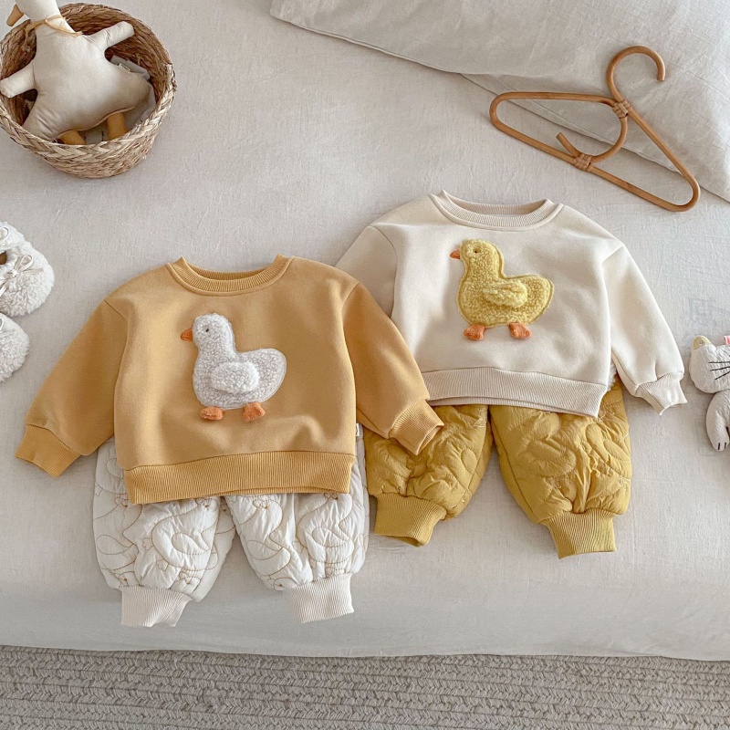 Baby Toddler Yellow Duck Coat and Pants 
