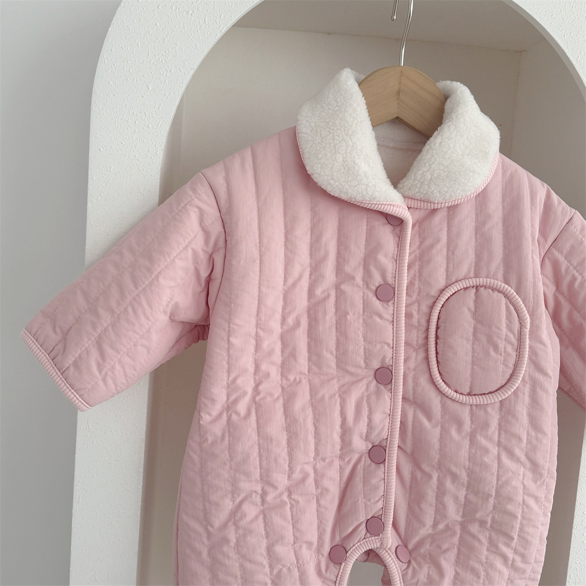 Baby Thermal Fleece-Lined Romper 