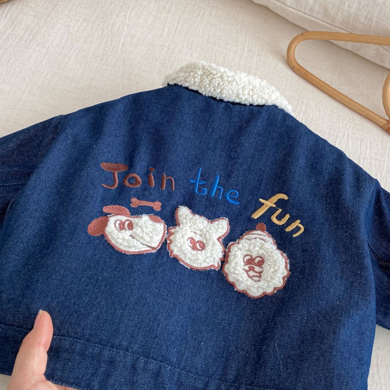 Baby Toddler Fleece Denim Outerwear