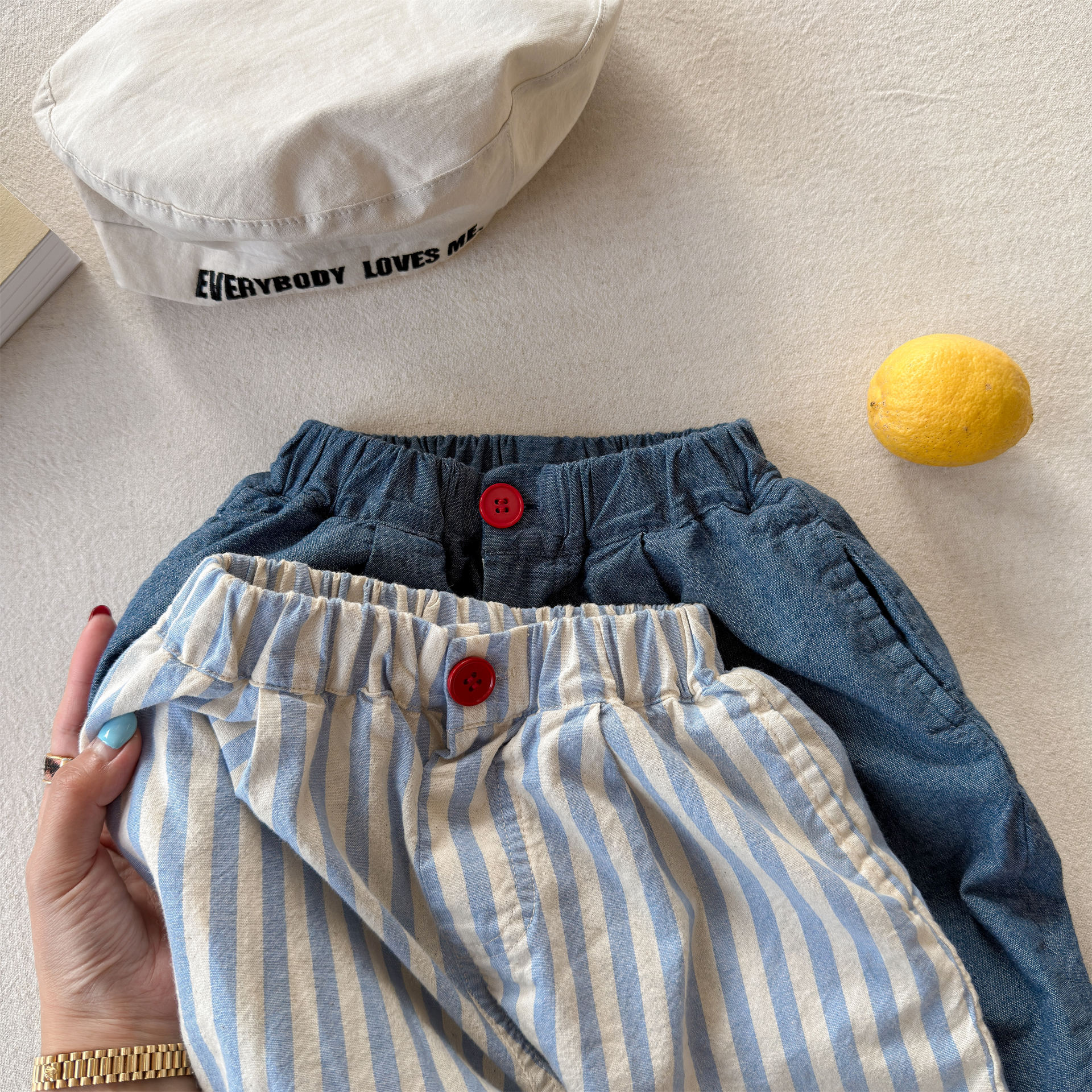 Kids Stripe or Denim Pants
