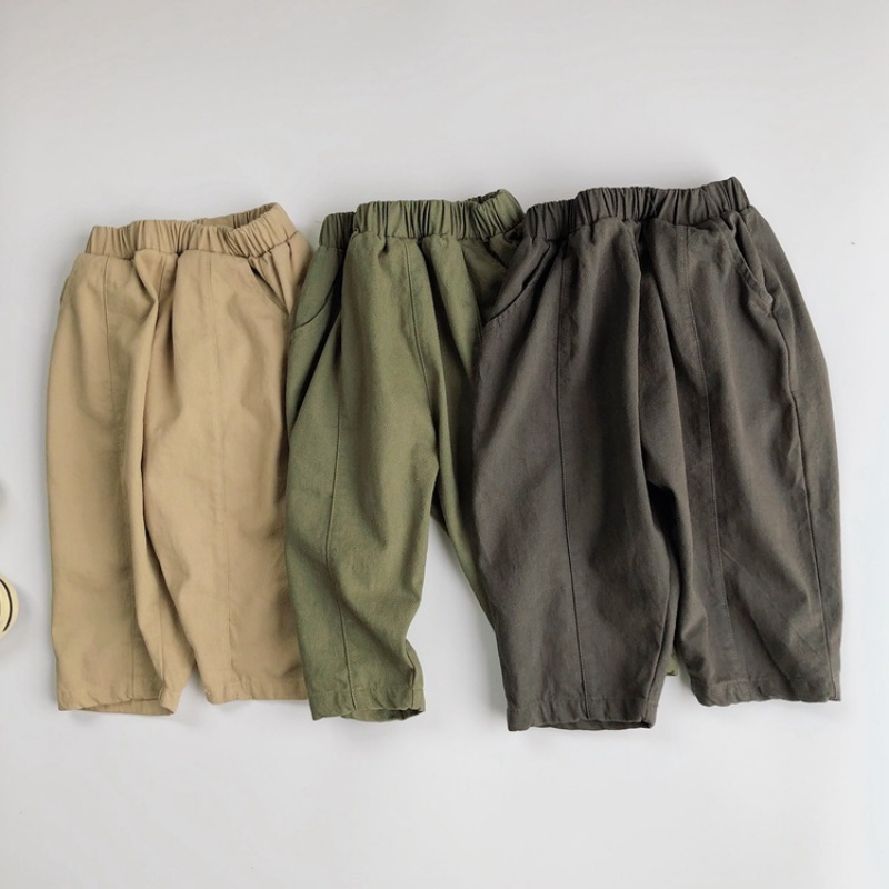 Baby Toddler Twill Casual Carrot Pants