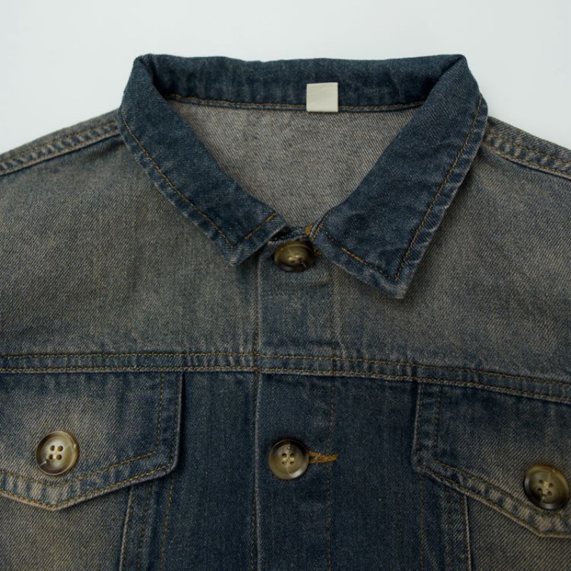 Toddler Vintage Casual Denim Jacke