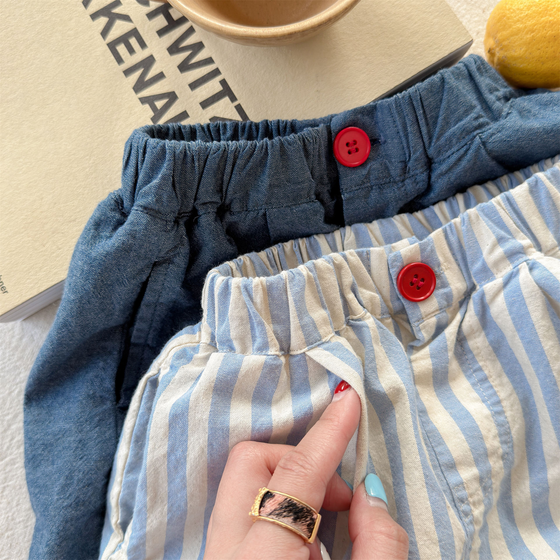 Kids Stripe or Denim Pants