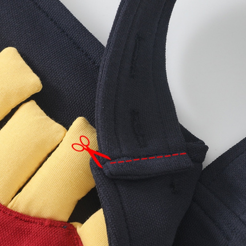 Baby French fries shirt and overalls