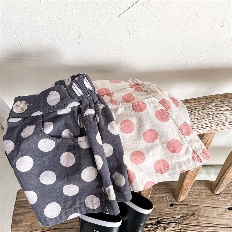 Kids Dots Shorts (12M-9Y）