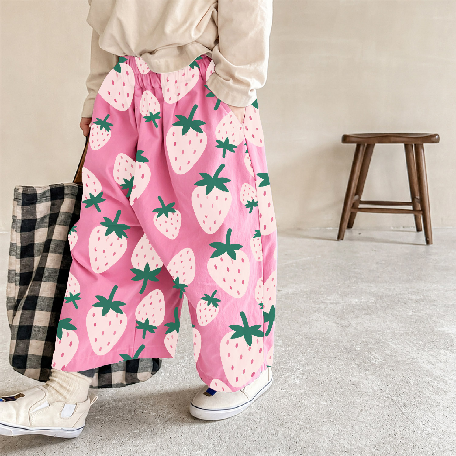 Baby & Kids Strawberry Pattern Pants