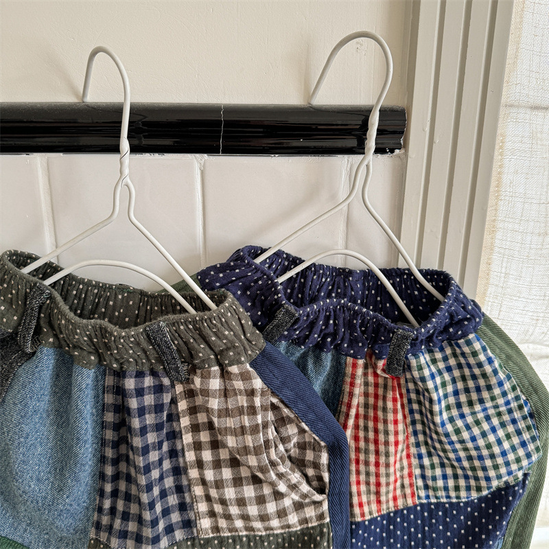 Toddler Boy Contrast Patch Harem Pants