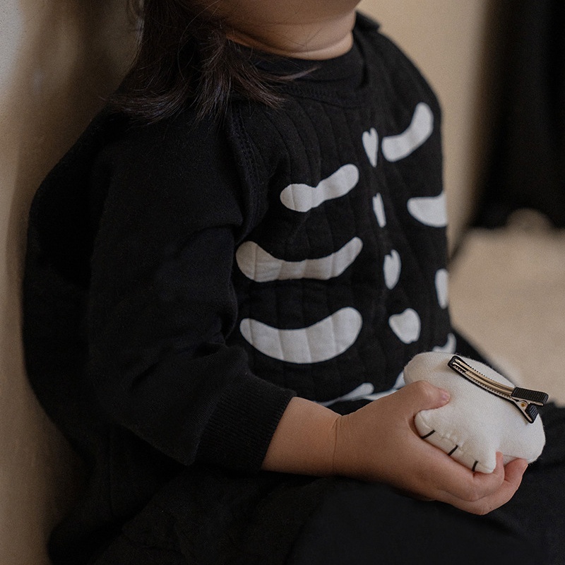 Baby Halloween Skull Romper