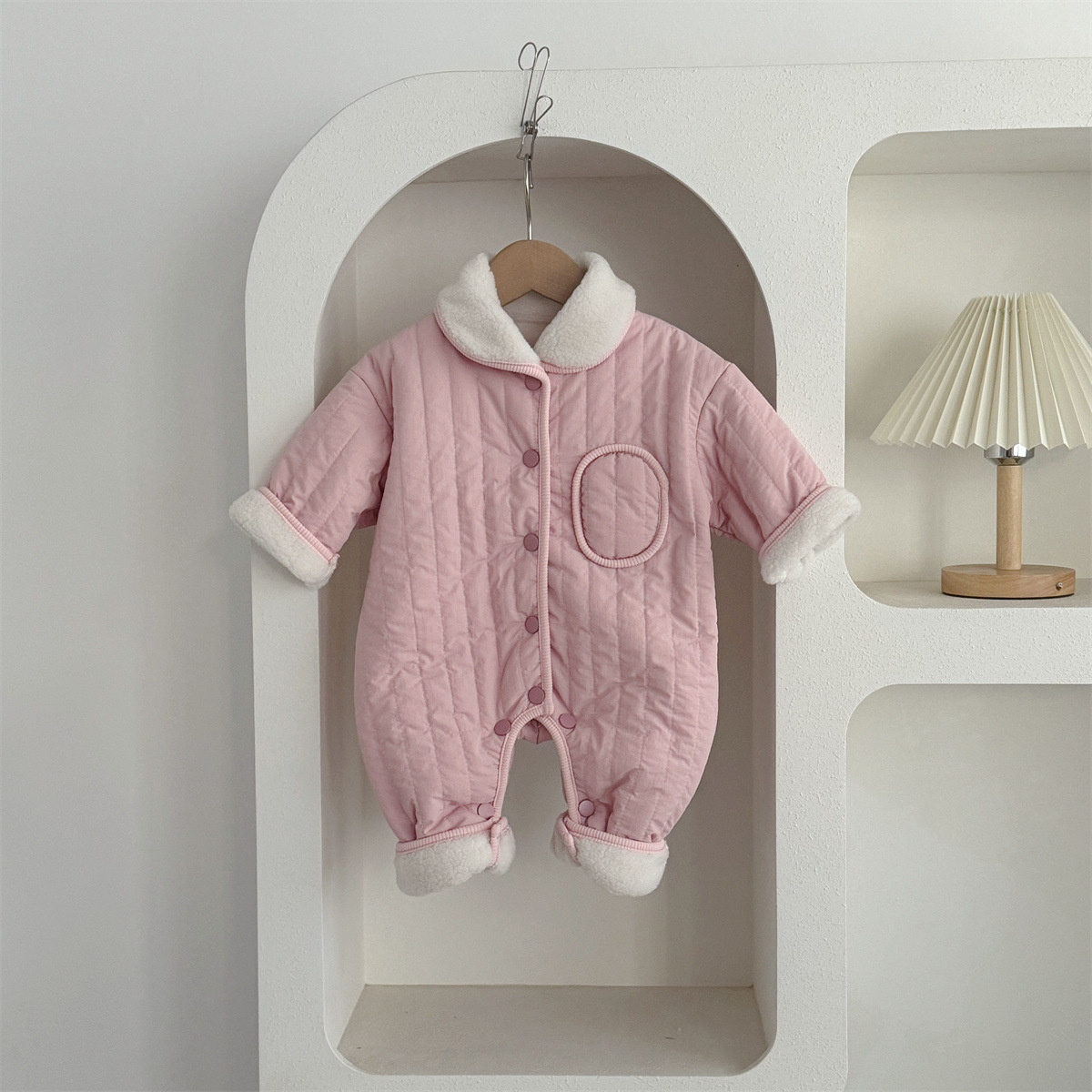 Baby Thermal Fleece-Lined Romper 