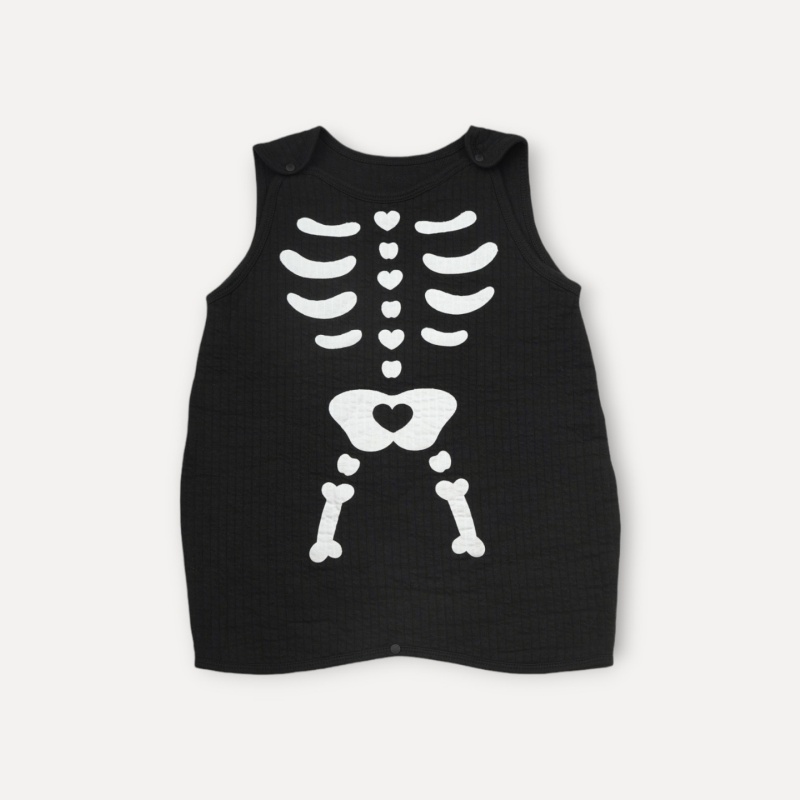 Baby Halloween Skull Romper