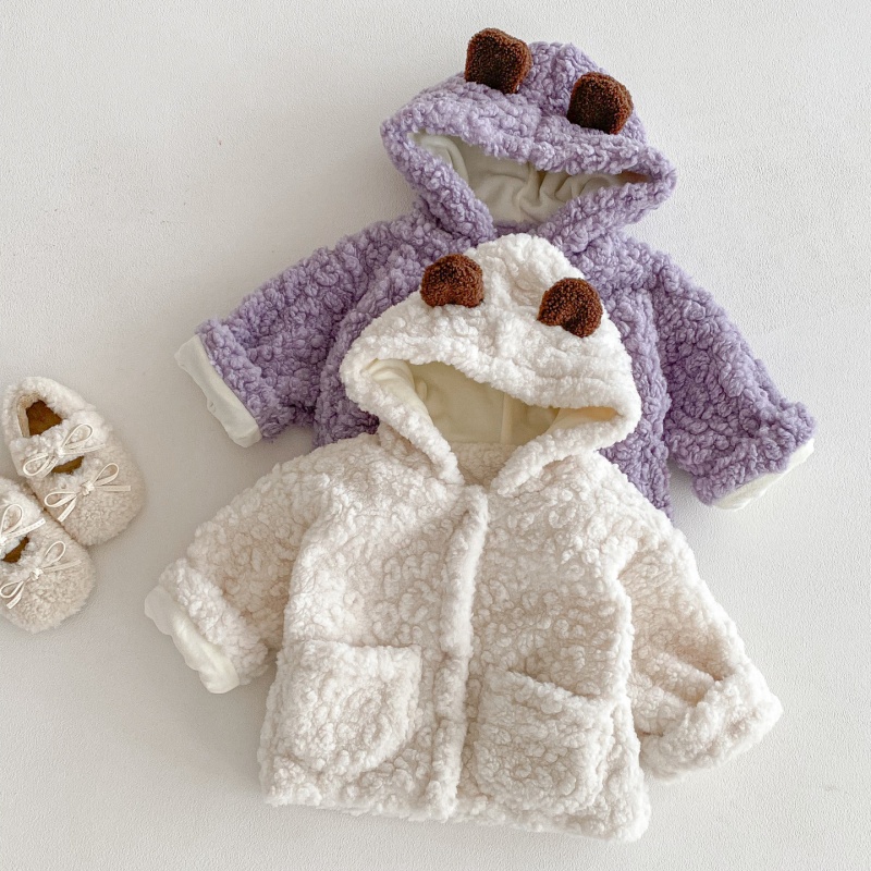 Baby & Kids Bear Ear Fleece Outerwear