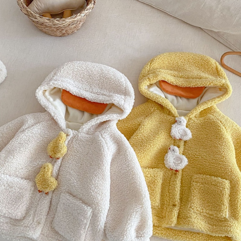 Baby Toddler Yellow Duck Coat and Pants 