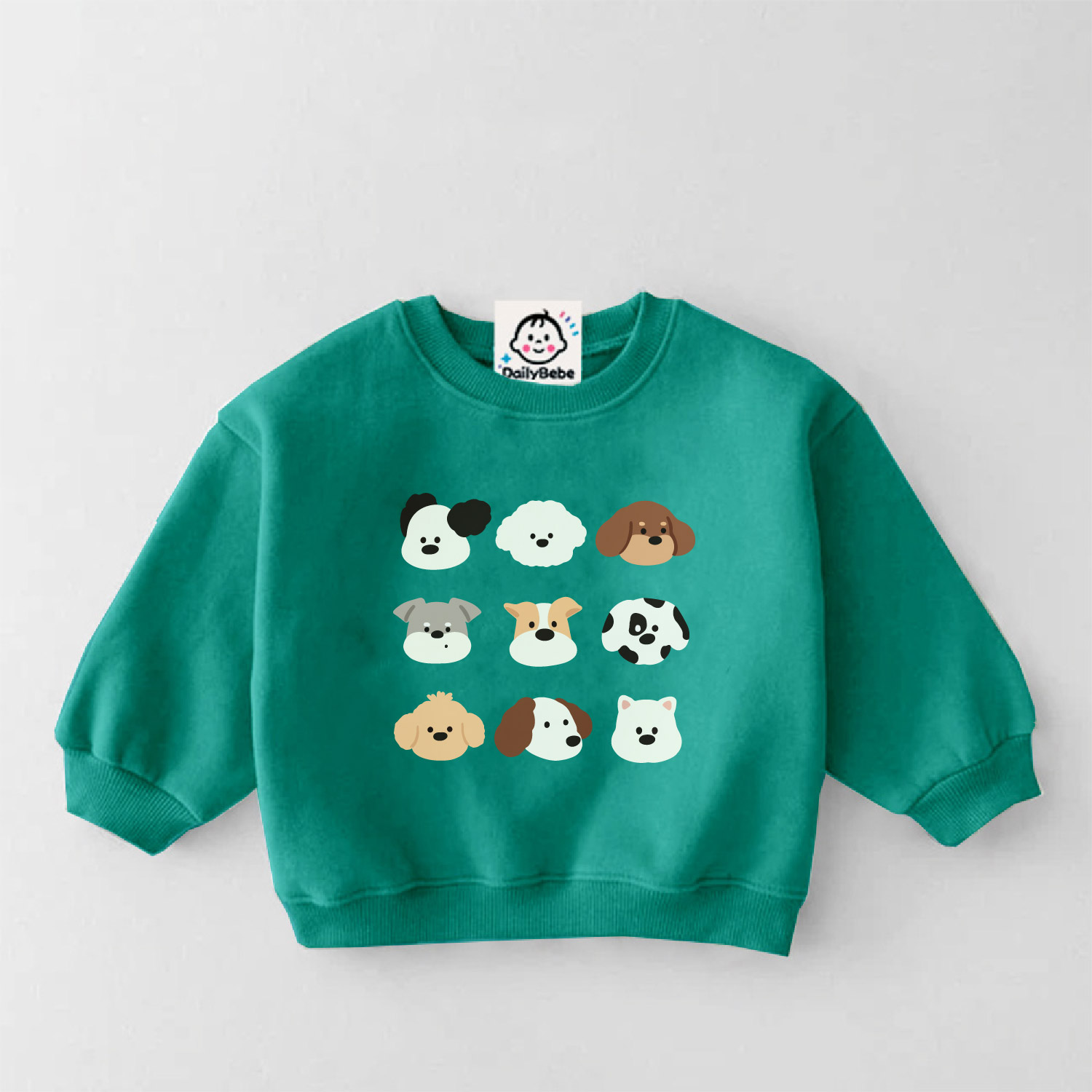 Baby & Kids Dog Pattern Sweatshirt