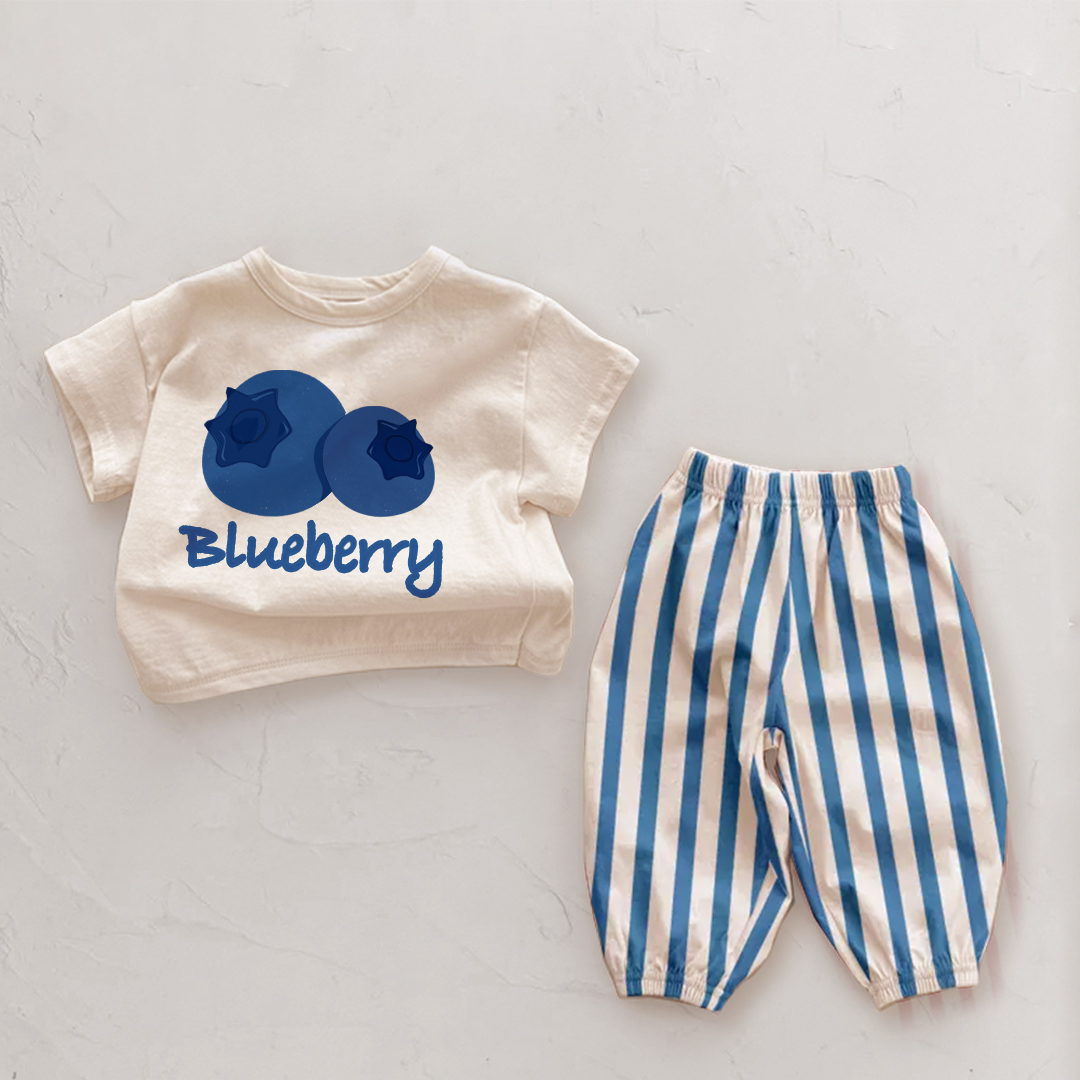 BLUEBERRY Baby 2-Piece Stripe Pants Set