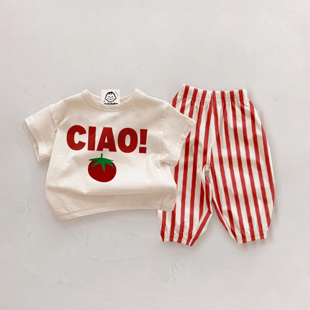 CIAO！Baby 2 Piece Tomato Sets