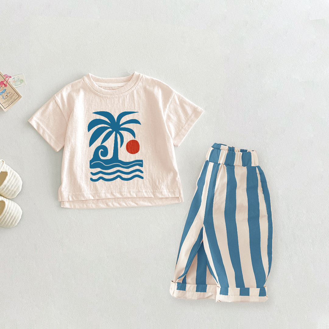Baby 2-Piece Sunset By The Sea Set