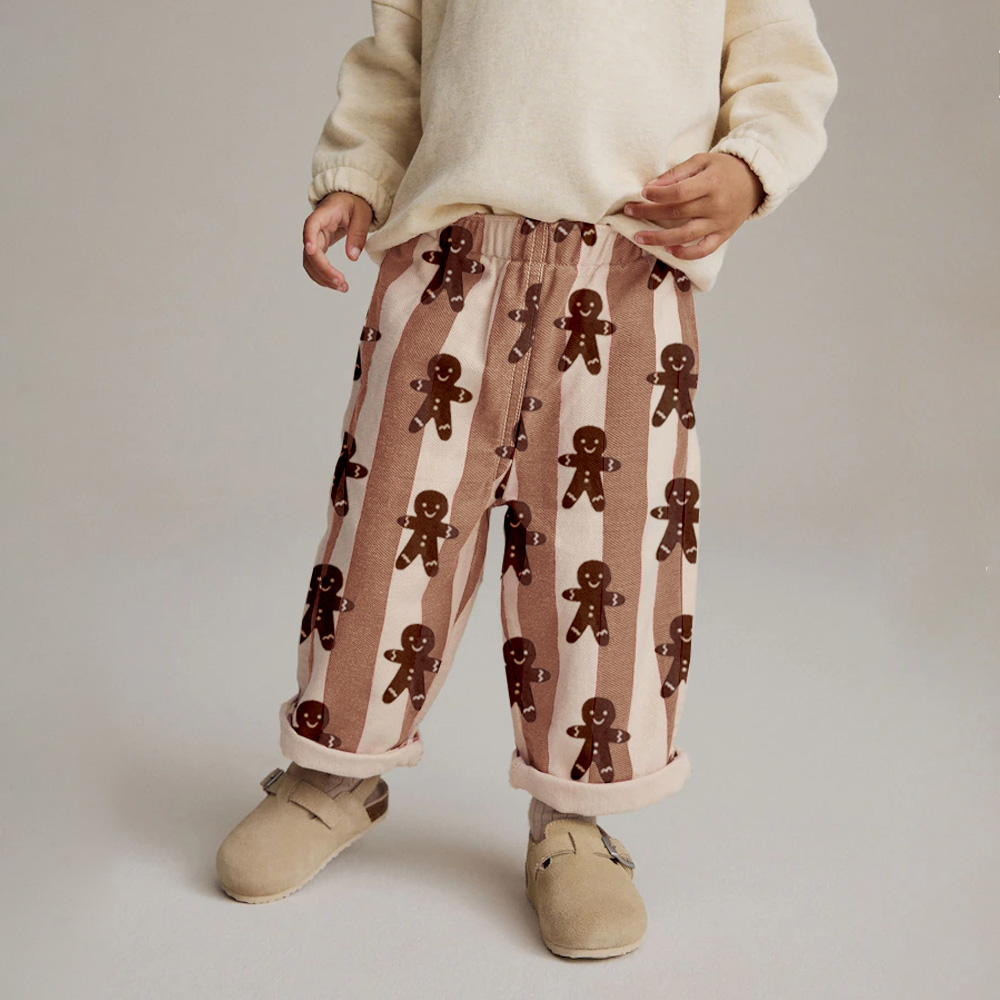 Baby & Kids Gingerbread Stripe Pants